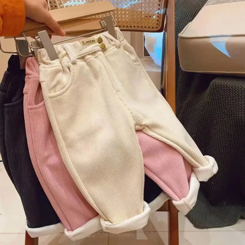 Pants Corduroy Children Outfits