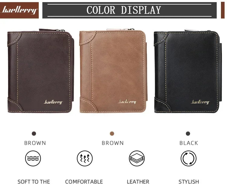 PU Leather Men Wallets High Quality