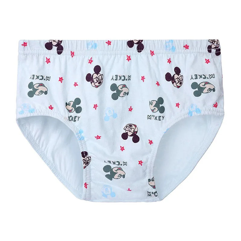 5 Pieces/Lot Children Underwear Cartoon Mickey Boys Panties