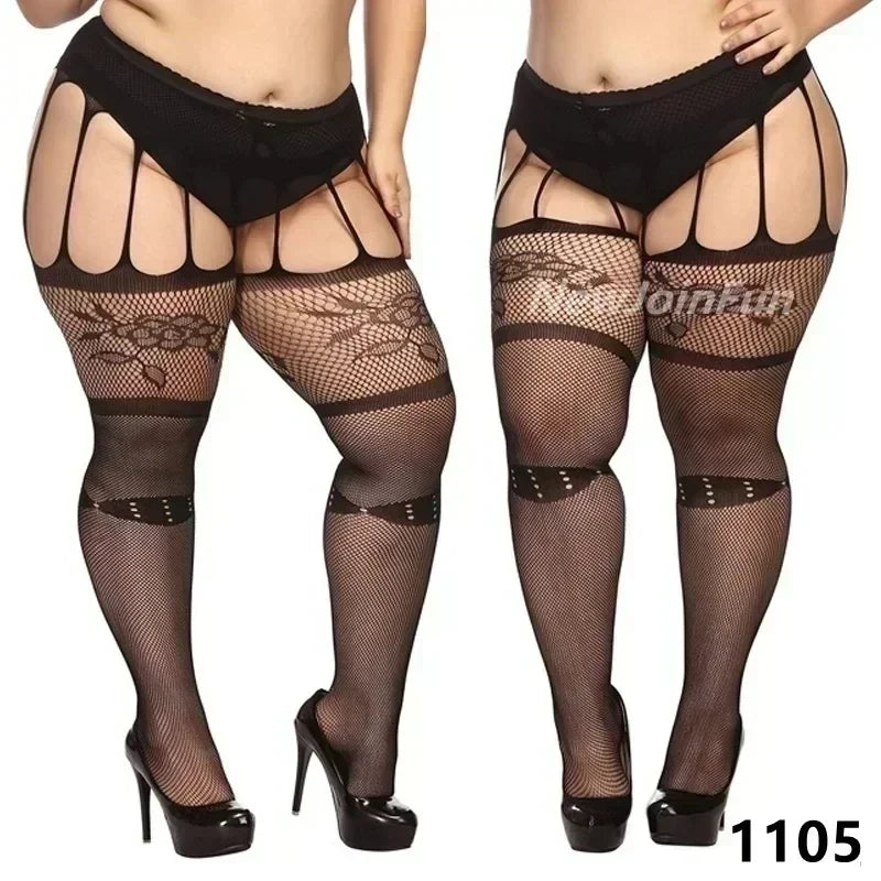 Women Large Plus Size Stockings