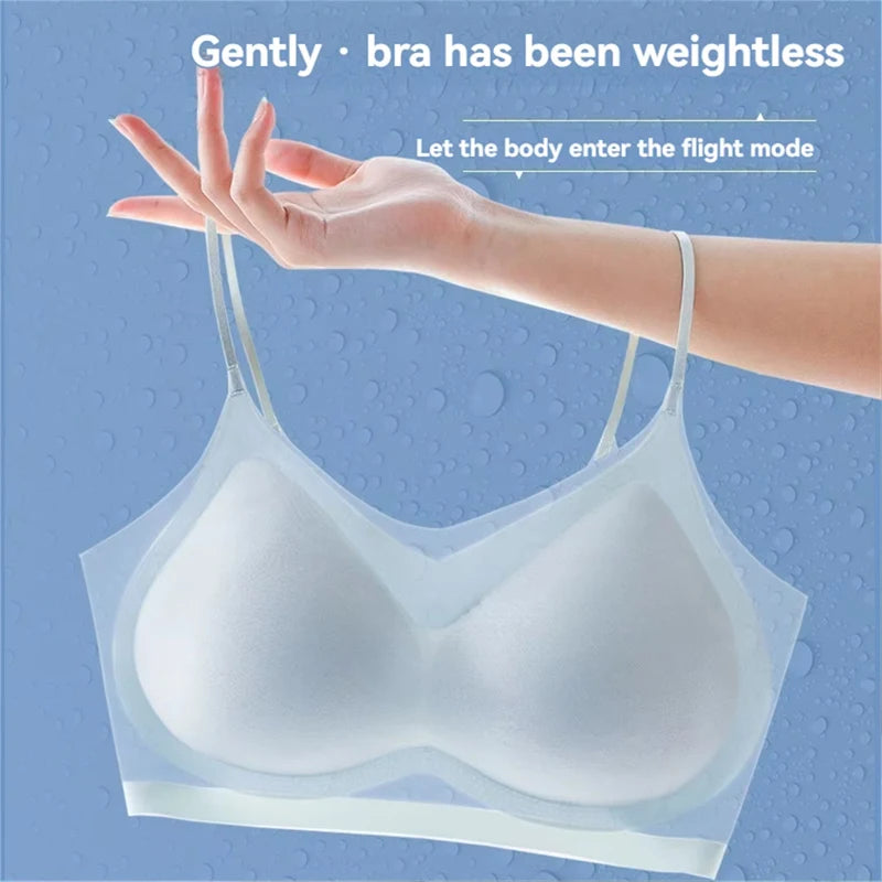 Ultra-Thin Breathable Ice Silk Top Bra