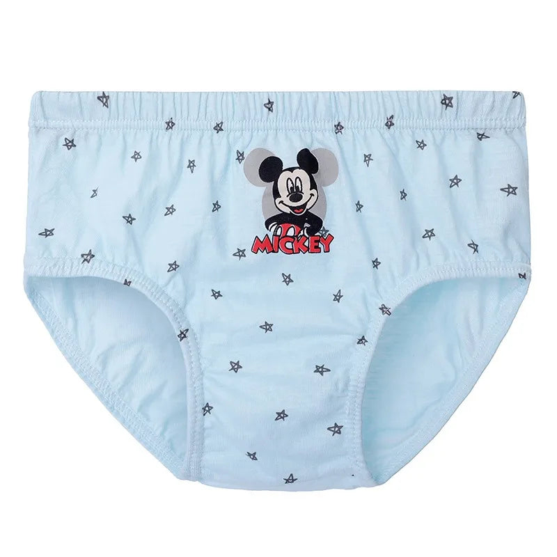 5 Pieces/Lot Children Underwear Cartoon Mickey Boys Panties