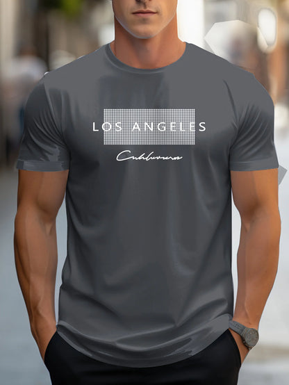 Men's 100% cotton summer loose fit large Los Angeles