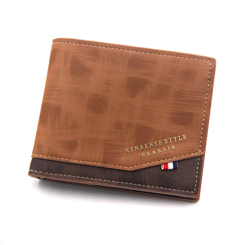 Short Men Wallets Slim Classic