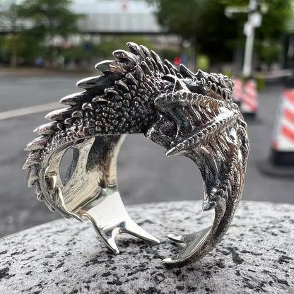 Dragon Rings Gothic Punk Style