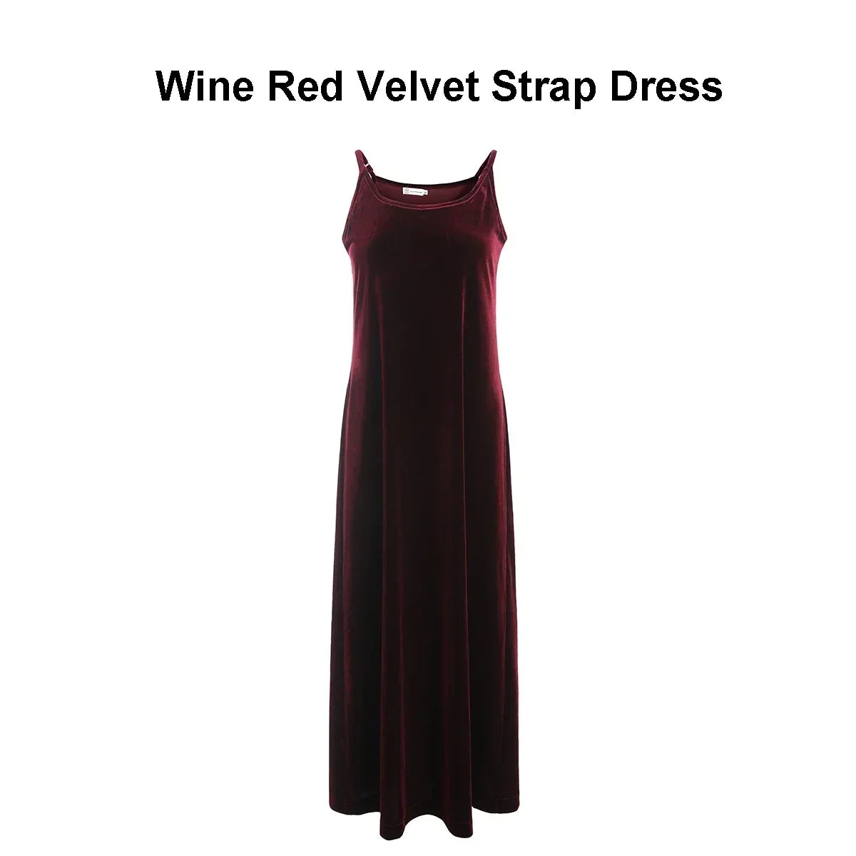 Women Velvet Cardigan and Strap Dress