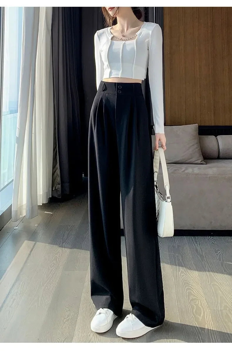 Elegant Wide Leg Pants Women