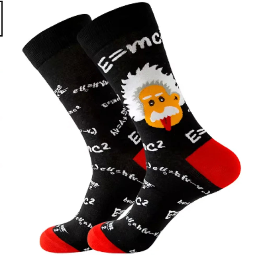 Cartoon Celebrity Men's Socks