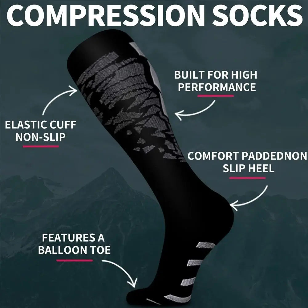 Compression Sports Socks for Women and Men