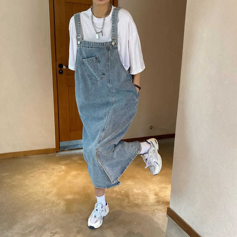 Denim Overall Dress Women Sleeveless Jeans