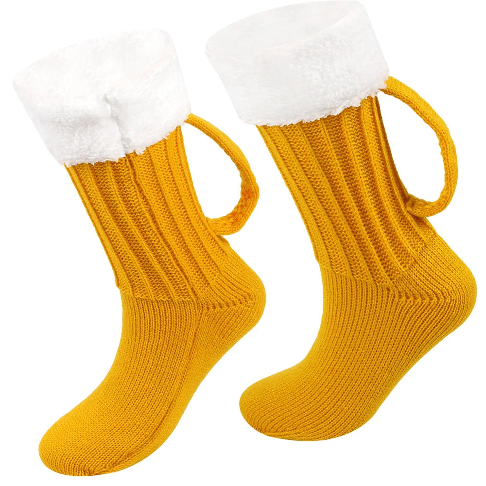 Thick Beer Mug Socks