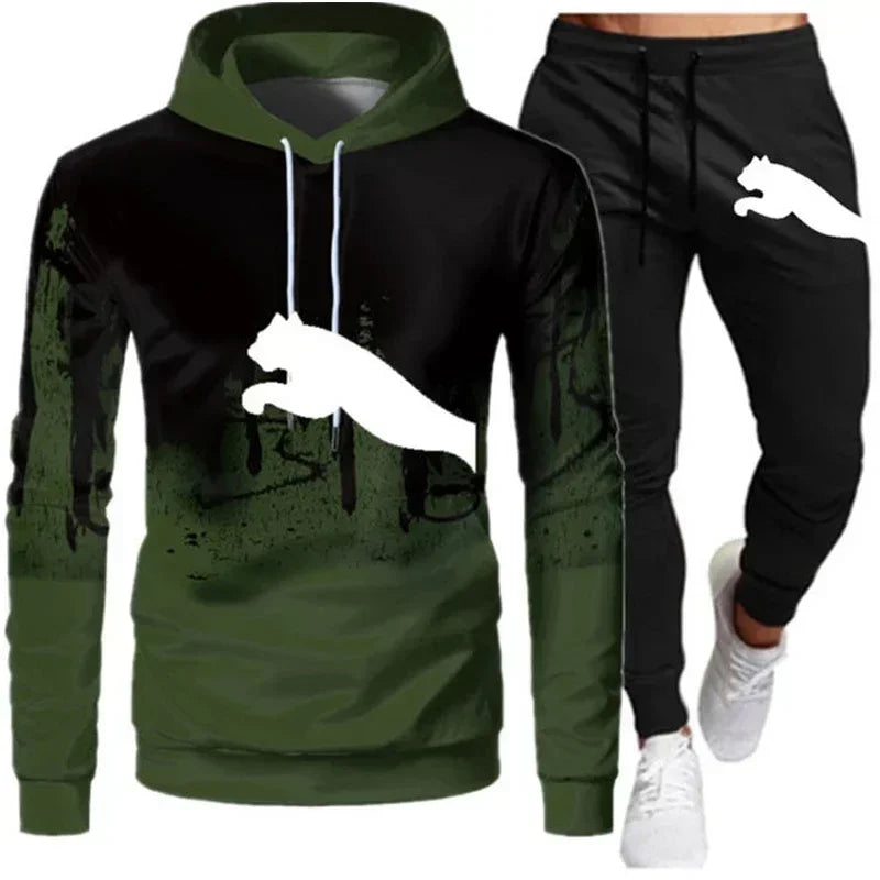 Casual trend sweater set outdoor sports