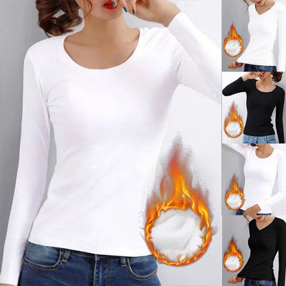 O Neck V Neck Long Sleeve Shirt