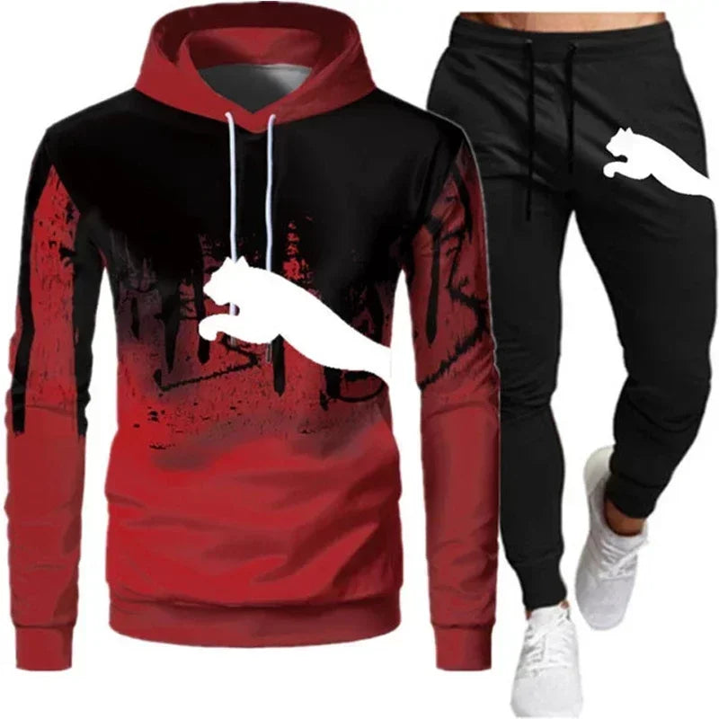 Casual trend sweater set outdoor sports