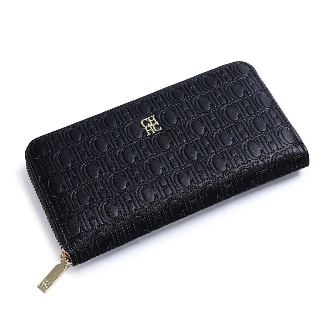 CH Women's Solid Color Long Wallet