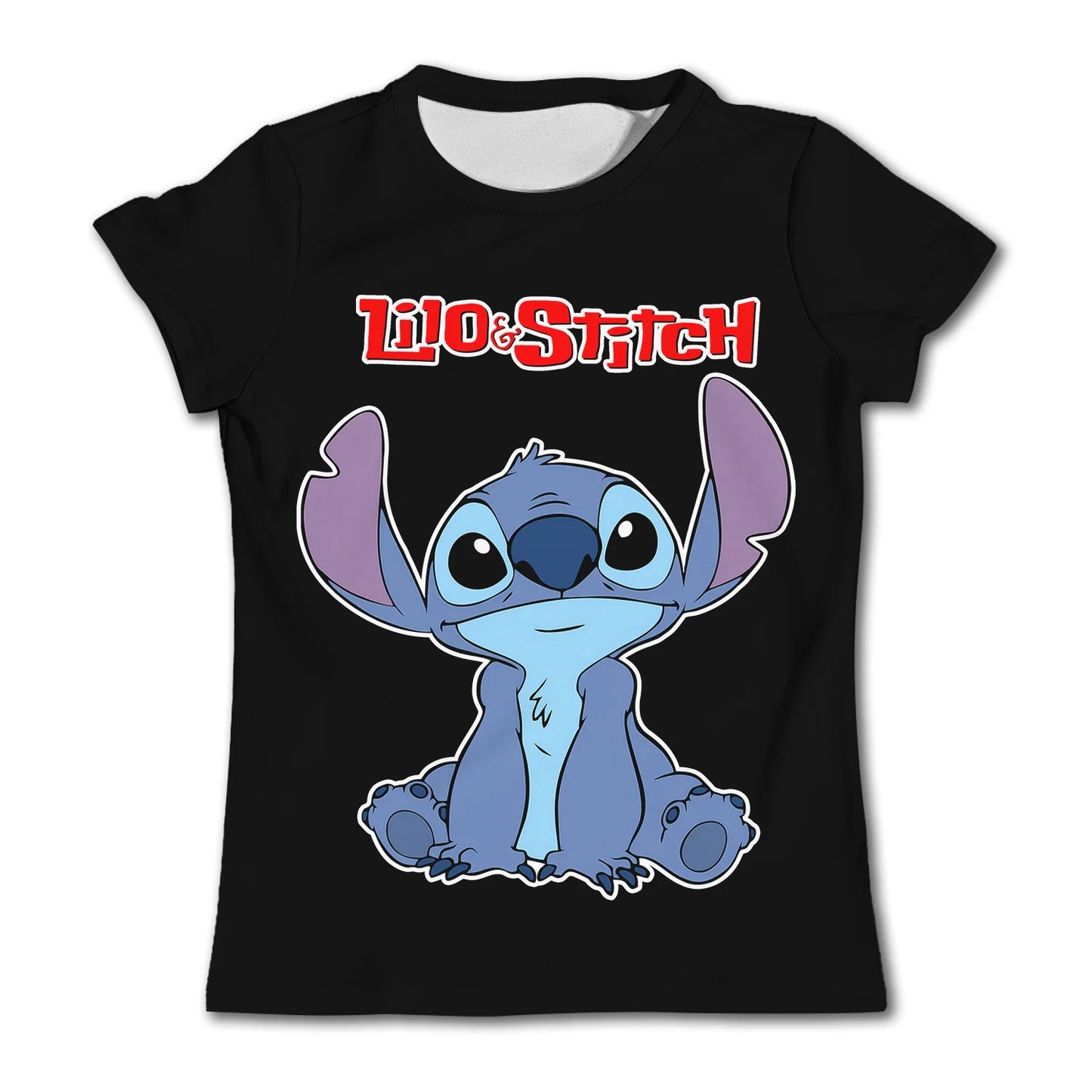 3-4Y Girls Disney Stitch T Shirts Summer