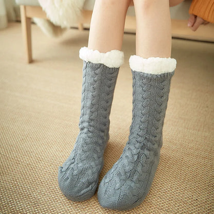 Fuzzy Slippers Socks Women