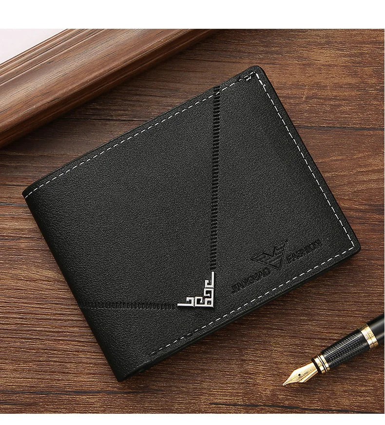 Men's Slim Money Clip Wallet Credit Card ID Holder