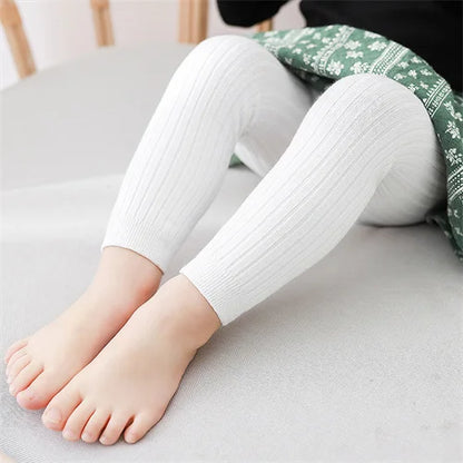 Children's Girls Boys Pants Knitted Leggings