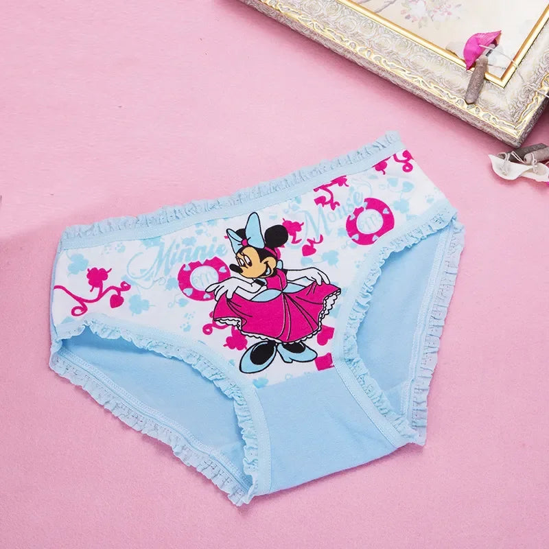 4pcs/Lot Girls  Underwear 100%Cotton Girls Panties