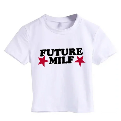 FUTURE MILF Star Crop Top