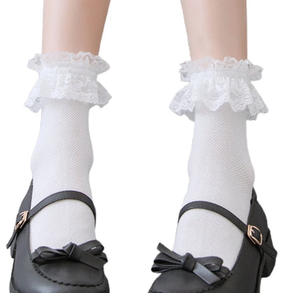 Women Lolita  Thigh High Socks