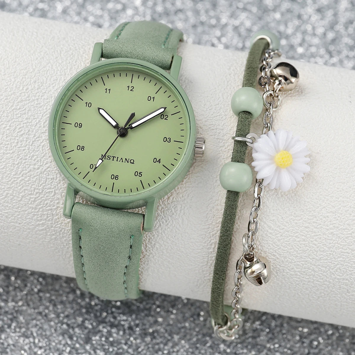 2PCS/Set Women's Watch F