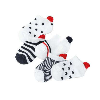 5Pairs/Cute Lovely Short Baby Socks