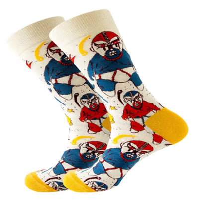 Cartoon Celebrity Men's Socks