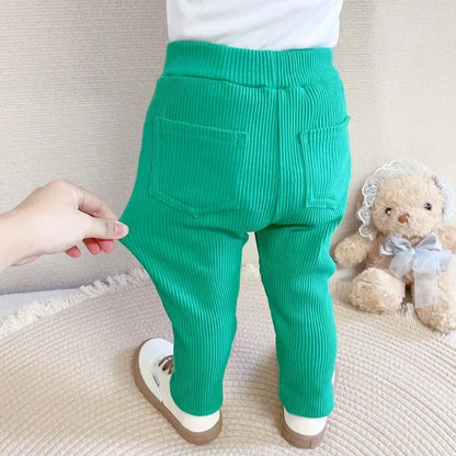 Baby Girls Boys Leggings Cotton Big PP Pants