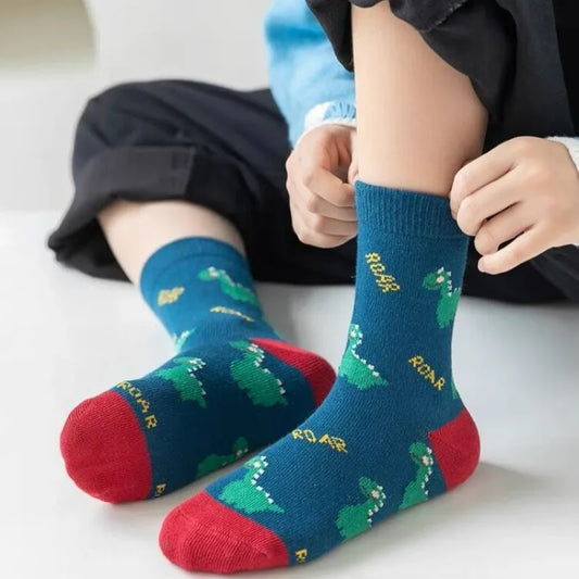 5 Pairs Autumn Winter New Style Children's Socks