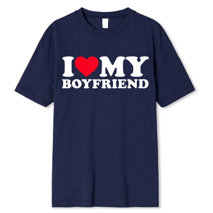 I Love My Boyfriend & I Love My Girlfriend T Shirt