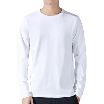 T Shirt For Men Cotton Long Sleeve