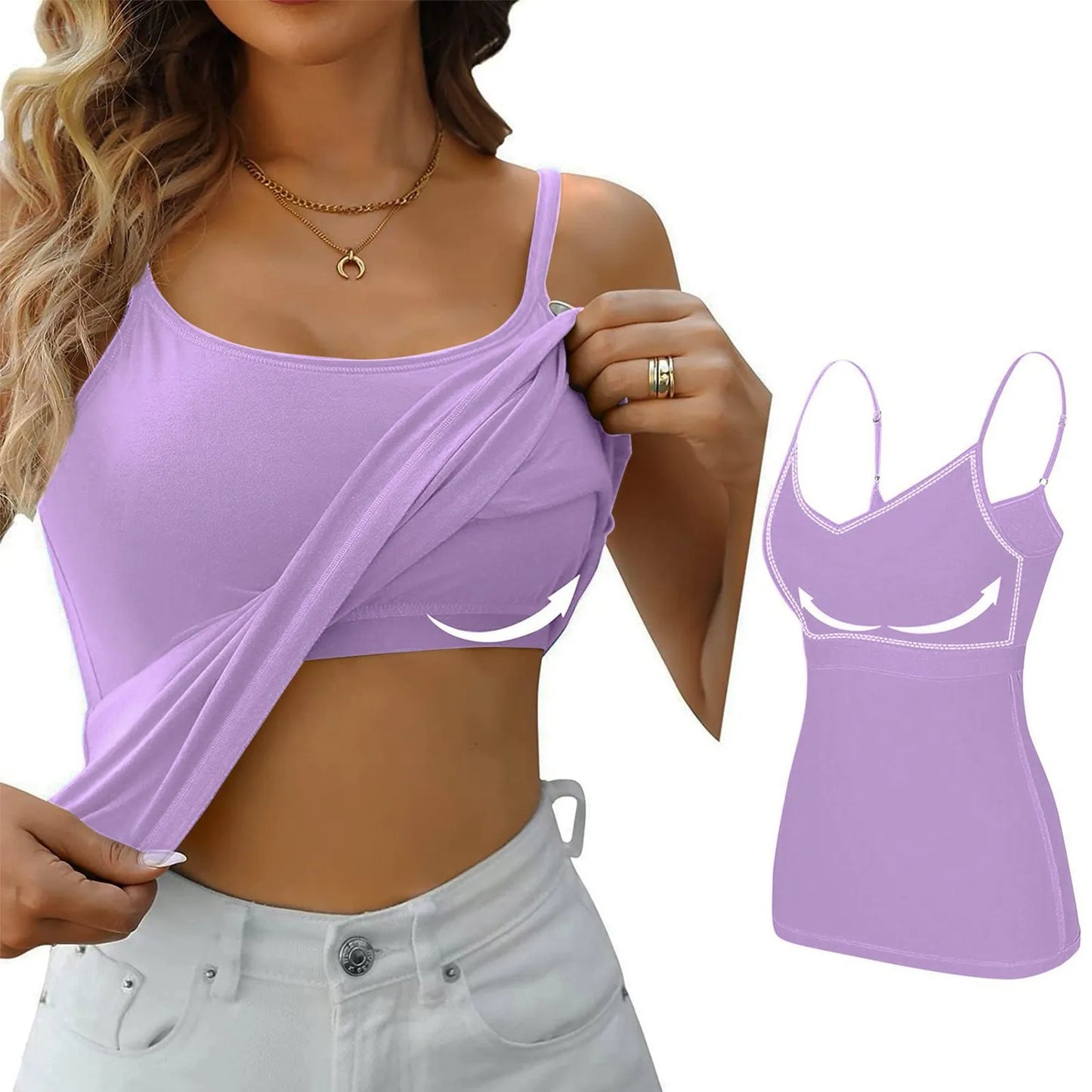 Padded Bra Tank Top Women