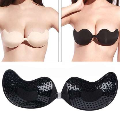 Invisible Strapless Adhesive Stick Bra Strapless Push Up