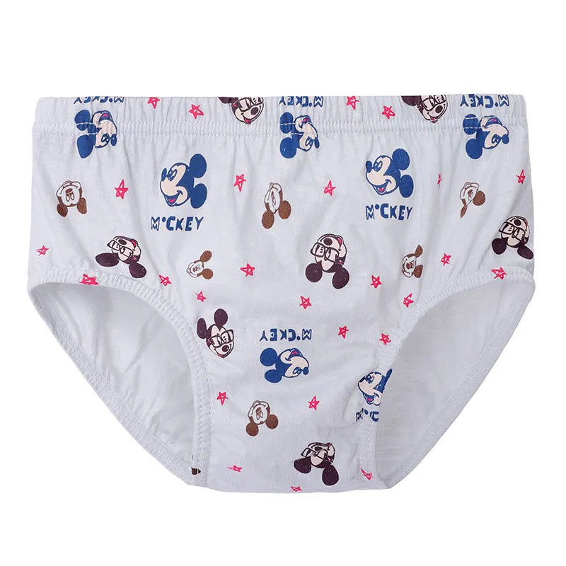 5 Pieces/Lot Children Underwear Cartoon Mickey Boys Panties