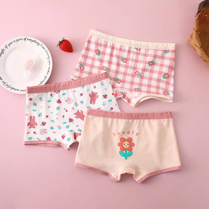 3Pcs/lot Kids Panties 7 Collections Chirdren's Underwear