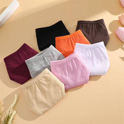 4PCS Women Cotton Thongs Female Sexy Low Waist Panties