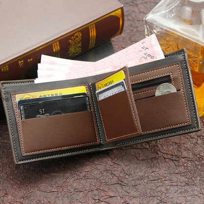 Short Men Wallets Slim Classic