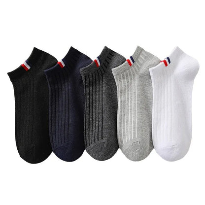 Thin Summer Blending Boat Socks(5 Pairs)