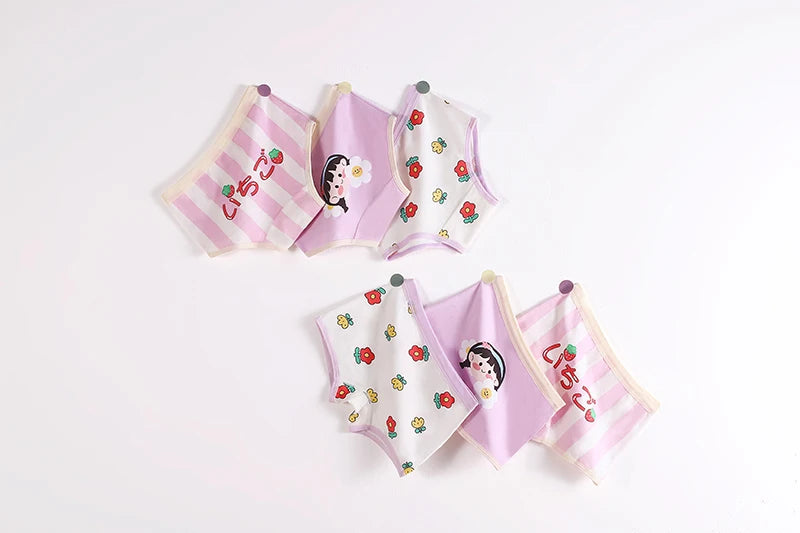 3Pcs/lot Kids Panties 7 Collections Chirdren's Underwear