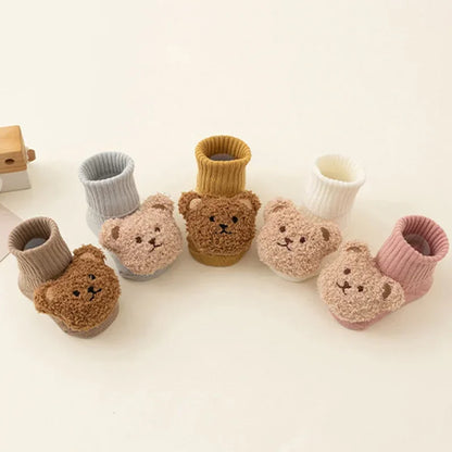 Cute Cartoon Bear Baby Socks