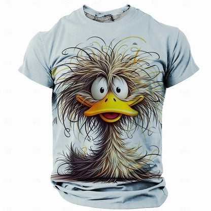 Funny Men's T Shirt Animal Chicken