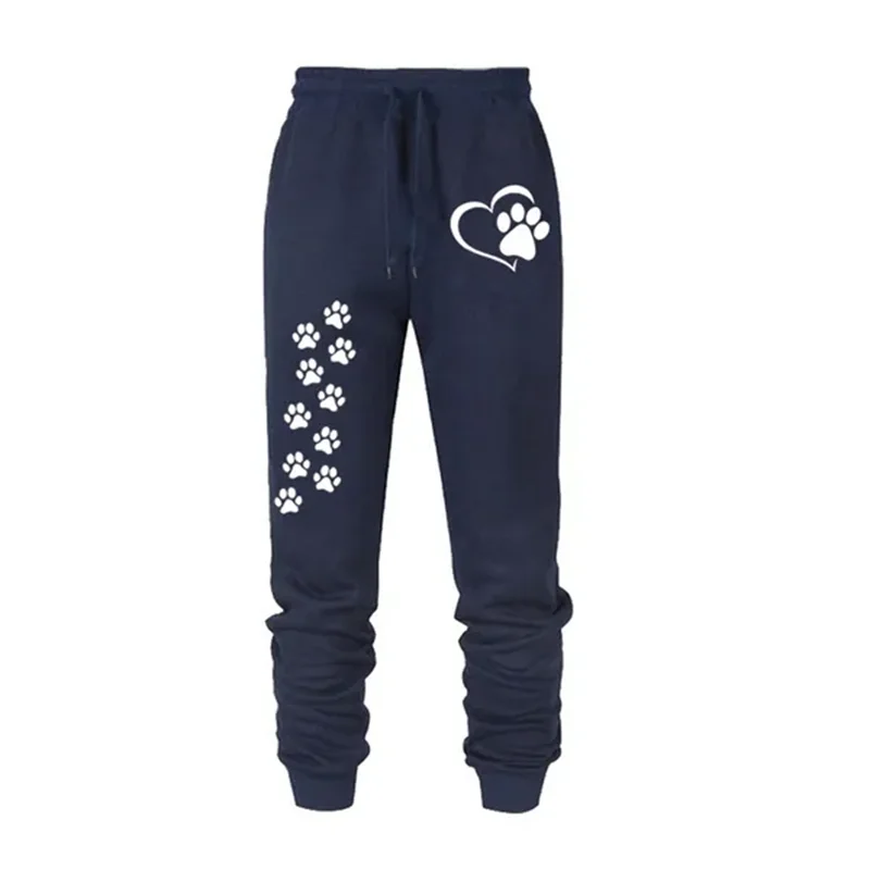 Women's Cat's Paw Printed Sweatpants