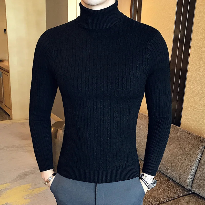 Winter High Neck Thick Warm Sweater