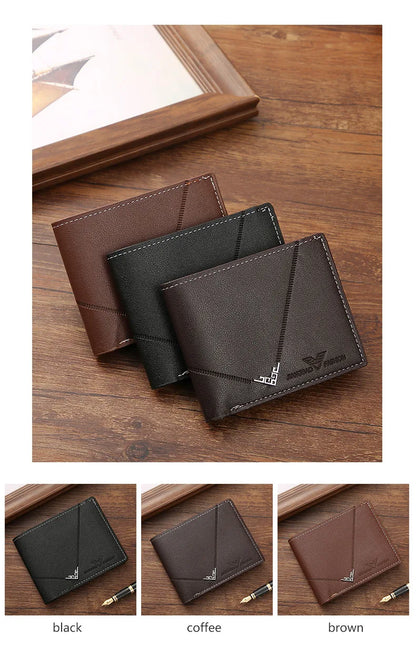 Men's Slim Money Clip Wallet Credit Card ID Holder