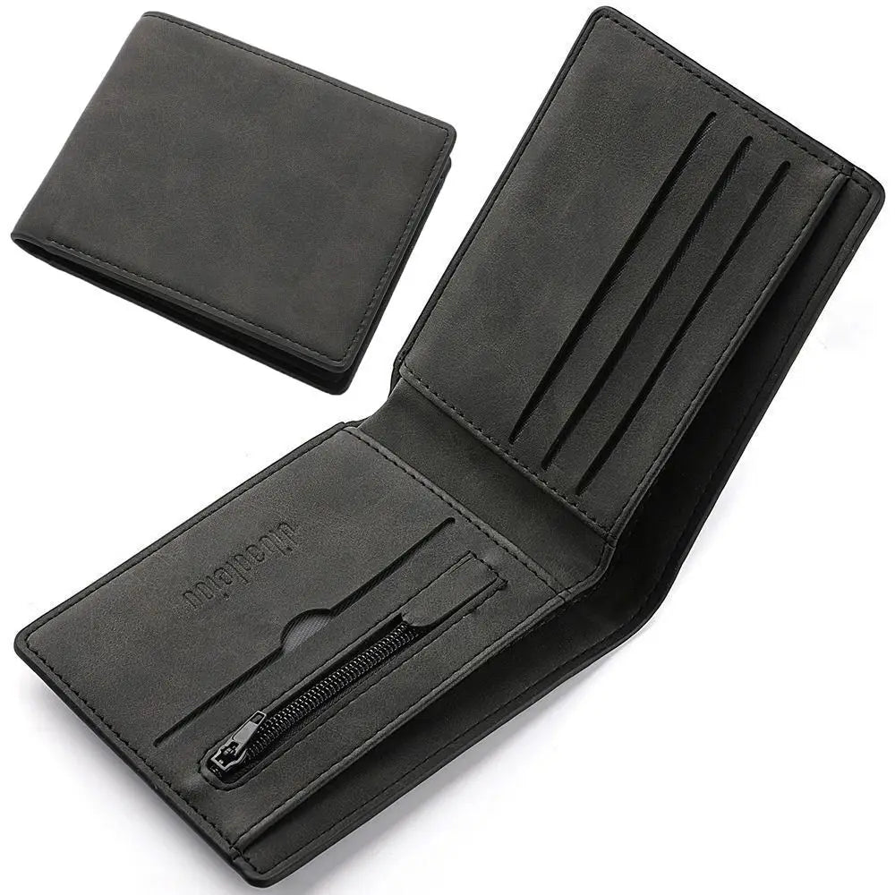 Fashion PU Leather Men Wallet Large-capacity