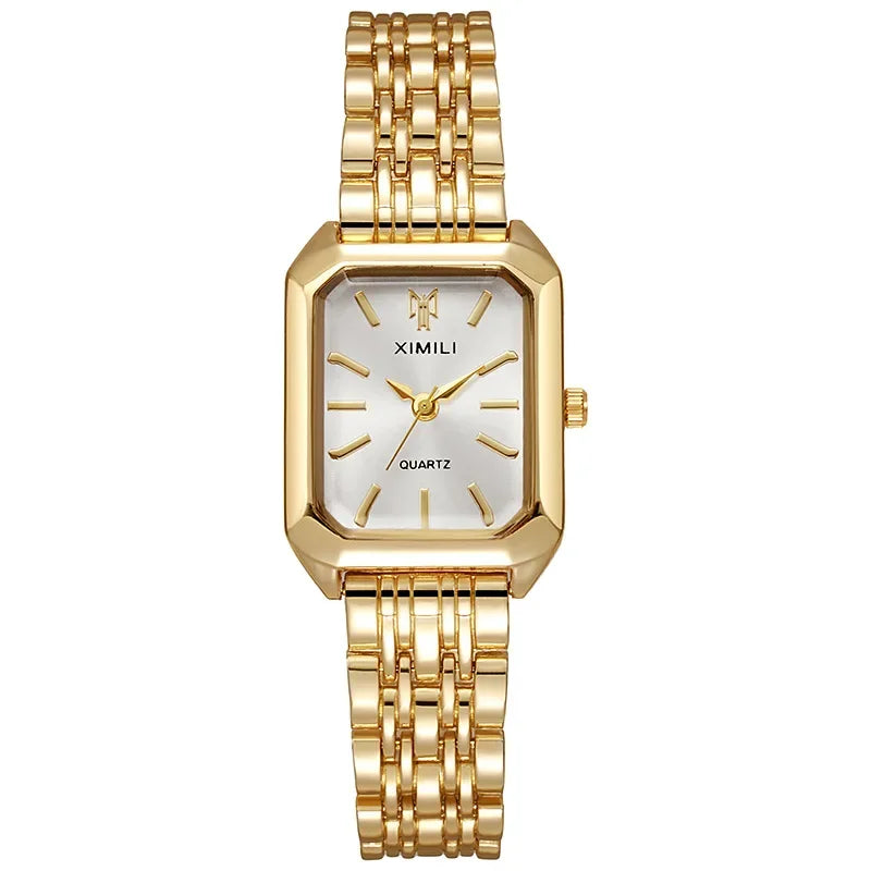 Brand Stainless Steel Strap Watch  Luxury Gift