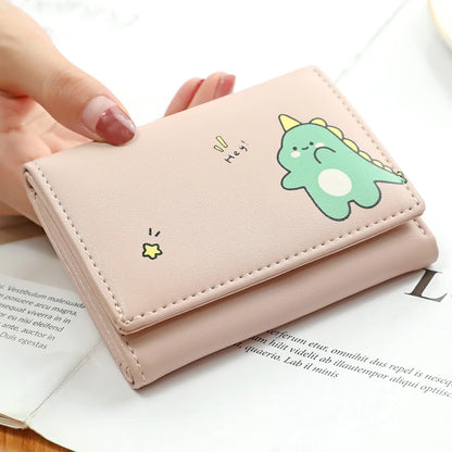 Women Short Cute Small Wallets Student