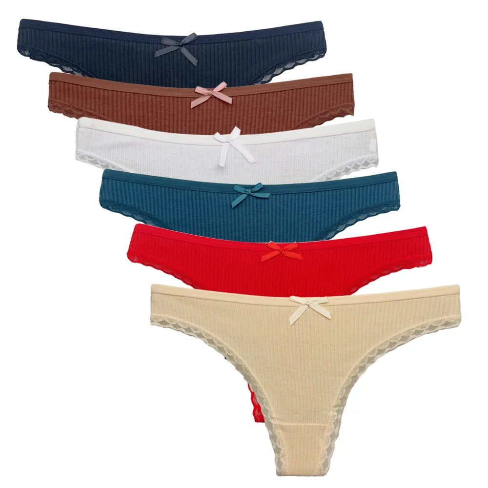 5 PCS/Set Cotton Panties G-String